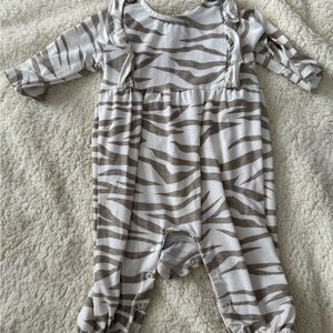 Zebra Print Kids One Piece
